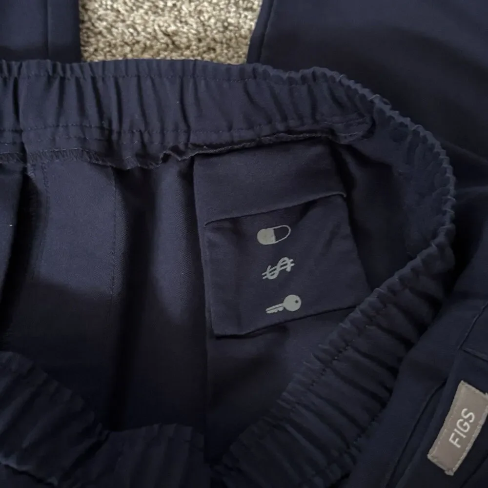 FIGS Tansen Jogger Scrub Pants MXXSW2004 Navy Blue PO 1455 Men’s Size Small